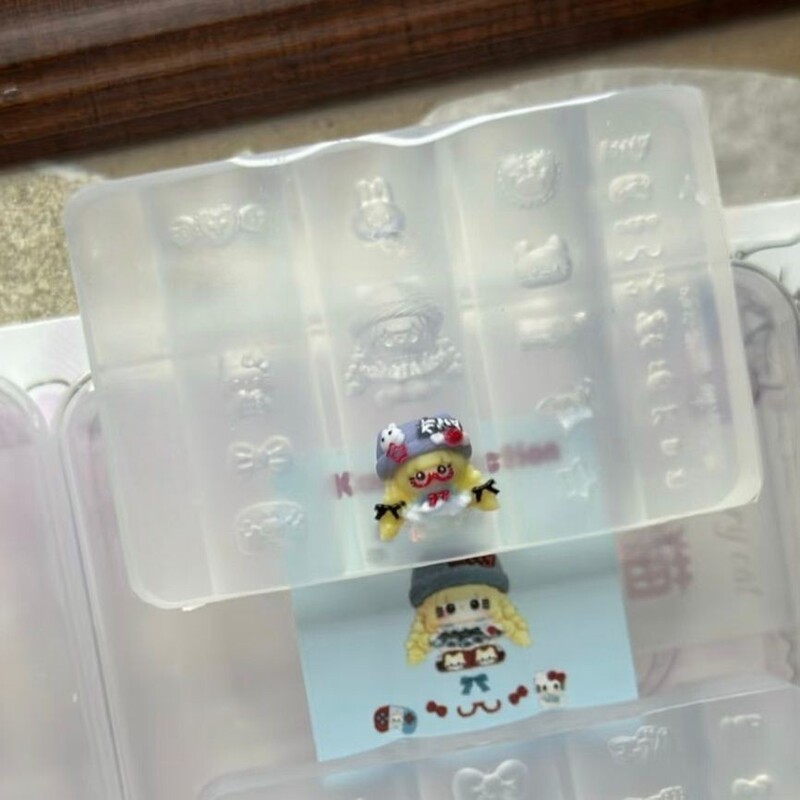 新品kt模具手机冰激凌蛋糕可爱美甲穿戴甲饰品美甲专用模具|undefined