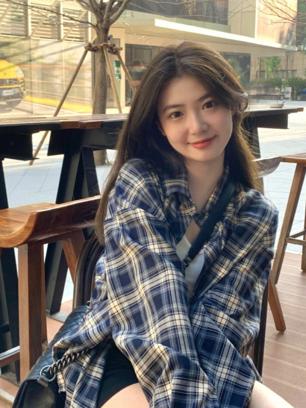 幂式穿搭格子衬衫女慵懒风复古宽松衬衣开衫外套防晒上衣薄款春秋|undefined
