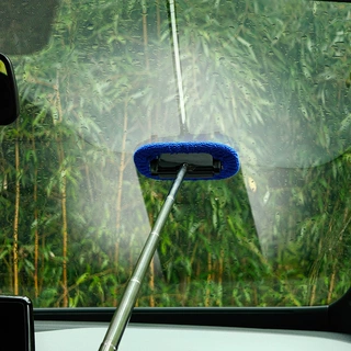 【贴牌定制】汽车后视镜雨刮器清洁手动雨刮伸缩车玻璃除雾刮水器