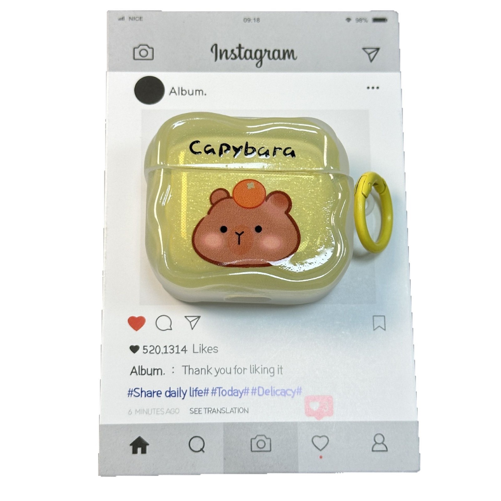 Funda de TPU para Auriculares Bluetooth AirPods 4 Pro 3