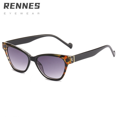 2021 new pattern Europe and America triangle cat eye sunlight glasses men and women Sunglasses Street beat Sunglasses R00007