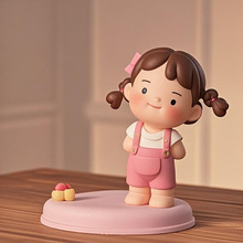 创意可爱手机架支架办公室桌面摆件卡通家用懒人看电视平板支撑架