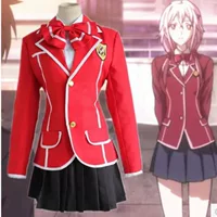 Guilty Crown косплей Юки Ичиносе униформа школьная форма косплей аниме костюм обычный наряд
