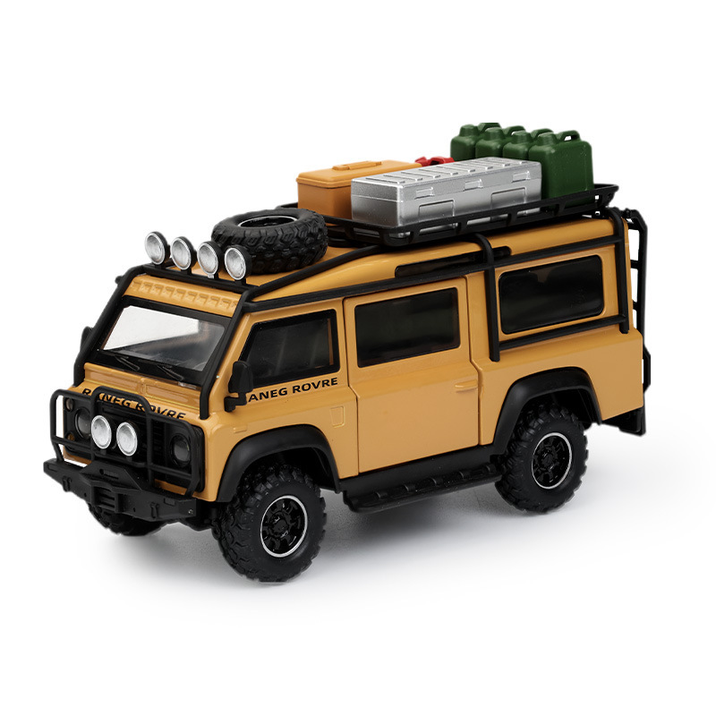 1:32 Land Rover Defender Alloy Car Model Pull-Back Simulation Off-Road Van Creative Personality Computer Desk Decoration