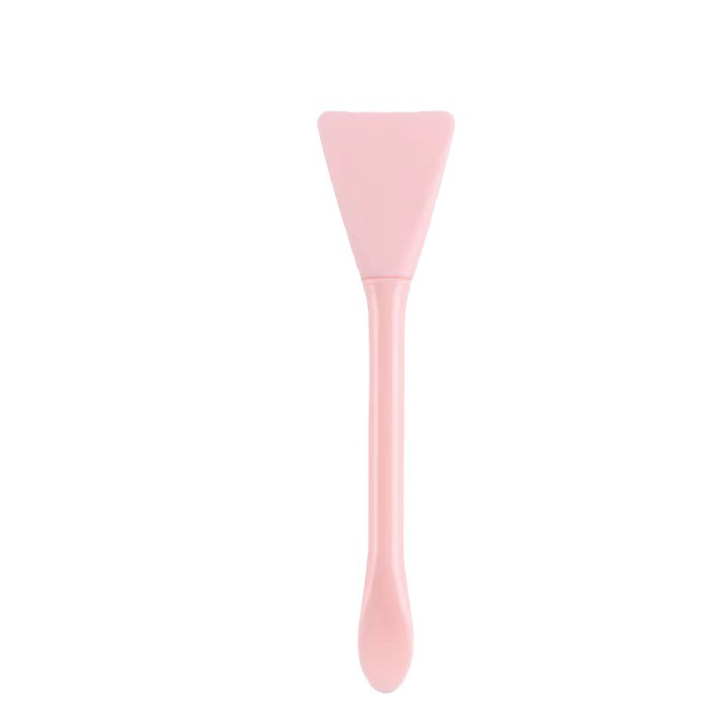 Cepillo de mascarilla de silicona Cuchara para raspar la película de congelación Cepillo de película de arcilla suave de doble cabezal Cepillo de limpieza de belleza multifuncional para la cara
