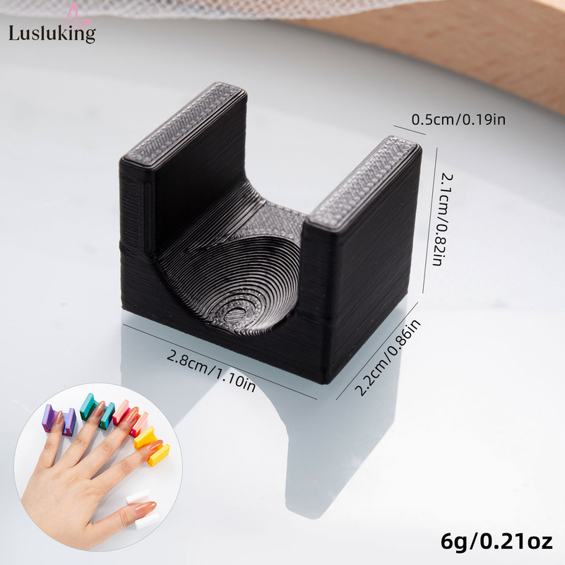 クロスボーダー新 5D マニキュア固定フィンガーホルダー 3D 印刷ベルベット表面 DIY アートマニキュアホルダーマニキュアツール|undefined