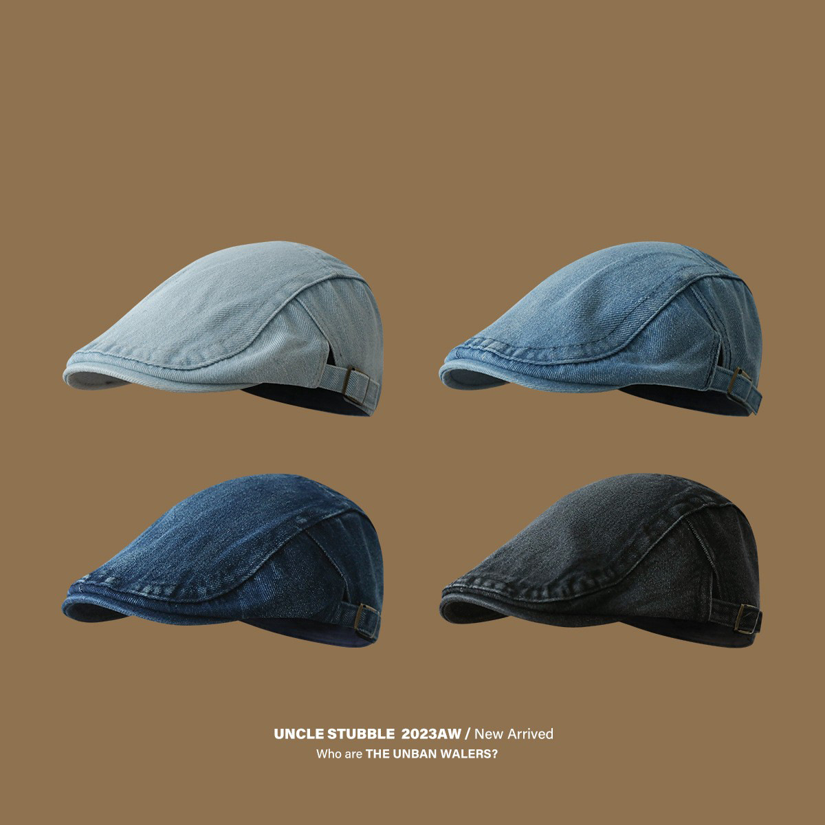 Sombrero de vaquero japonés de moda hombre estilo callejero sombrero pintor estilo británico renacimiento sombrero de niño de periódico