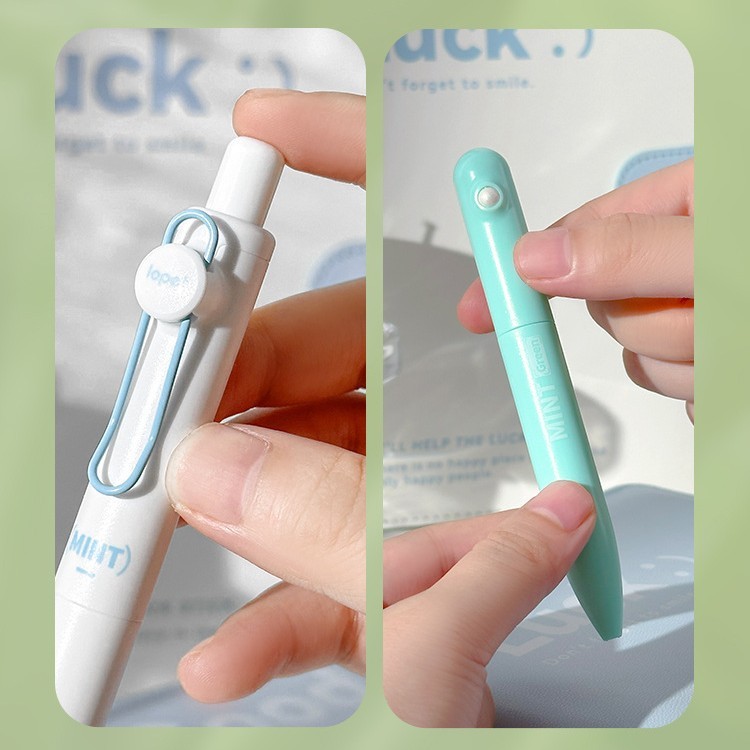 Lepai 夏爽やかなドリンクシリーズ プレスアウトコア 回転アウトコア フレグランスゲルペン 0.5mm 文具セット|undefined