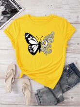 C 38511 Valentine's Day Short Sleeve Top ���˽ڶ��� ����