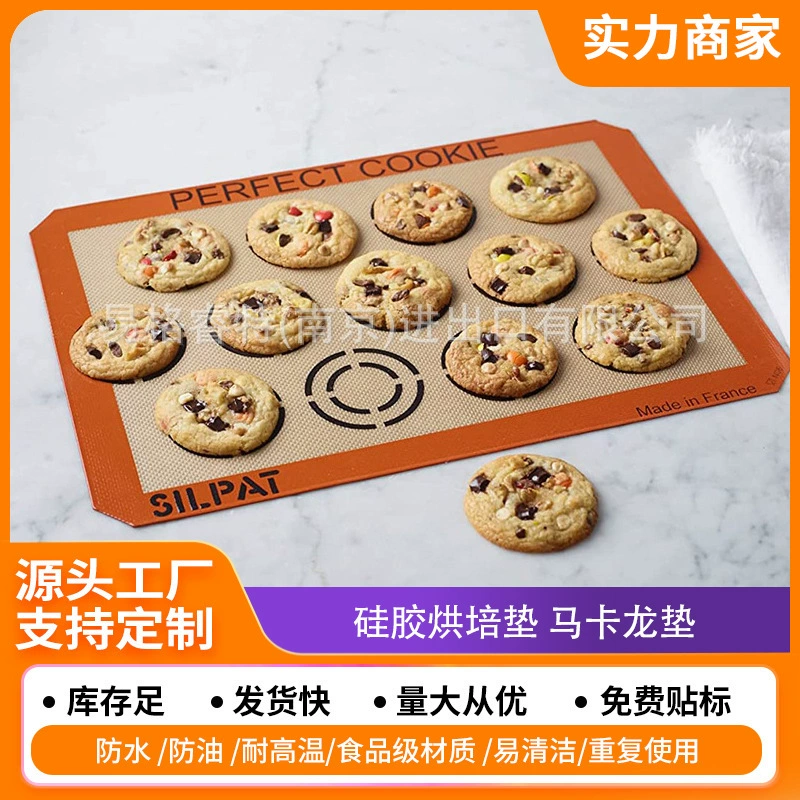 Оптовая продажа силиконовый коврик для выпечки роликовый коврик антипригарный замесильный коврик Макаронный коврик силиконовый коврик для выпечки Платиновый силикон
