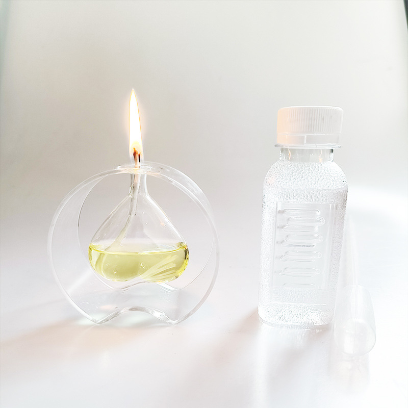 Lámpara de aceite creativo al aire libre camping pequeña lámpara de aceite restaurante bar característica cristal casa romántica atmósfera vela lenta vida