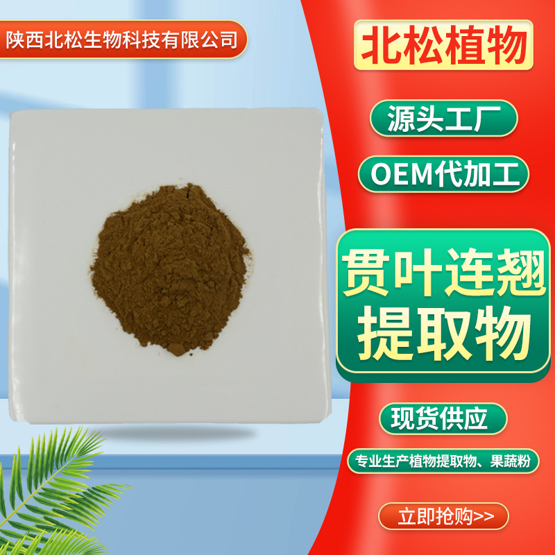 贯叶连翘提取物 10:1 含金丝桃素 源头厂家 贯叶连翘萃取粉 现货