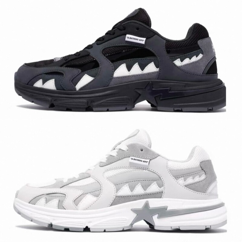 Bapesta Sk8 Dunk Black White Casual Dad Shoes Trendyy Couple Low-Top Casual Sports Shoes Sneakers