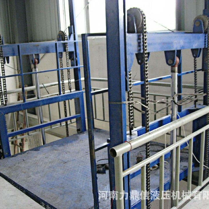 液压升降平台导轨式升降机仓库举升机 二层叁层提升机厂房货梯