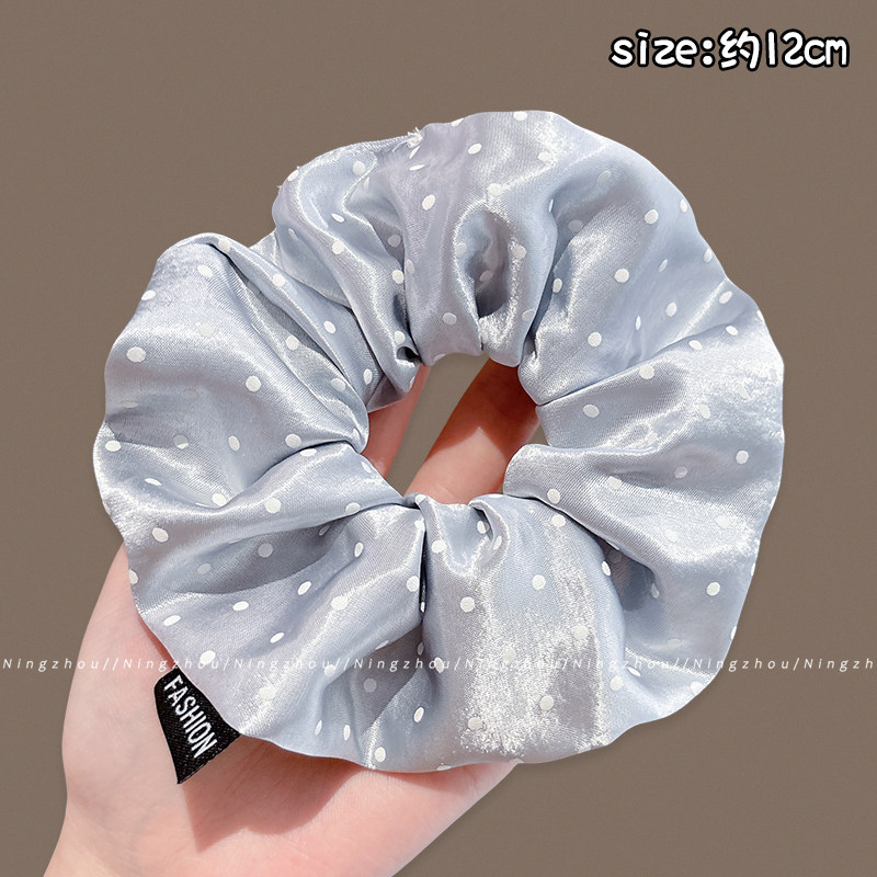 1# 파란색 물방울 무늬 약 12cm