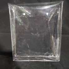 现货四件套pvc包装袋透明手提袋家纺床上用品外包装袋立体纽扣袋