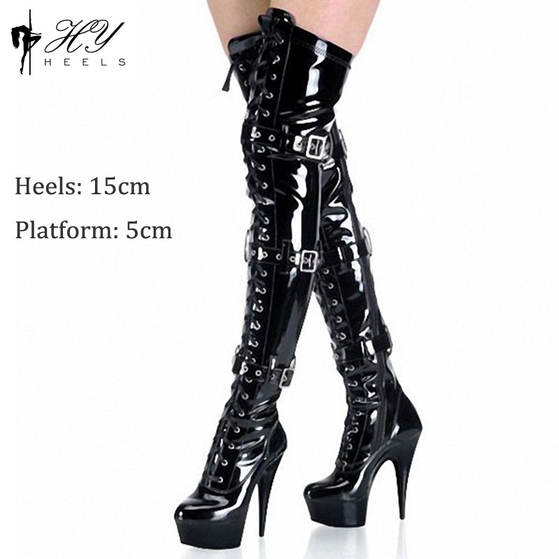 Giày cao gót boot ngắn nữ mũi nhọn gót 15cm da sáng chế — Màu đen, Màu hồng, Không trả lại hoặc trao đổi, Màu trắng