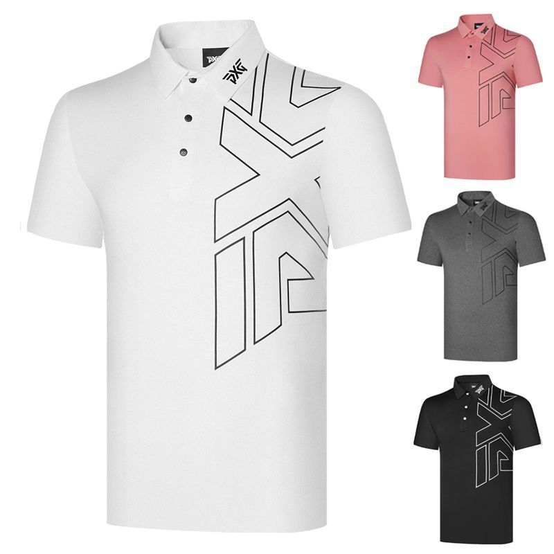 Spring and Summer New Golf Clothes Men's Short-sleeved T-shirt Breathable Polo Shirt Sports Quick-drying Outdoor Casual Top