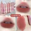 Lipstick, matte natural pink nude lip gloss, translucent shading