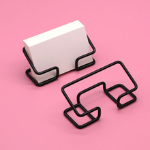 厂家现货批发铁艺名片座桌面名片收纳架创意金属展示收纳卡片支架