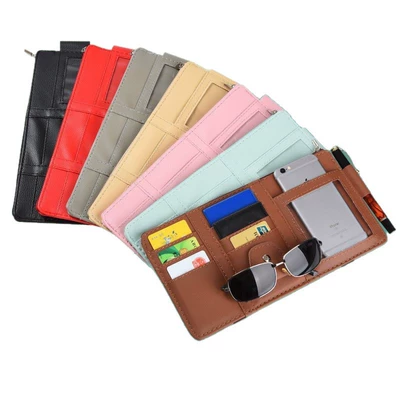 Car Glasses Clip/Bill Clip Sun Visor Cover Multifunctional Driver's