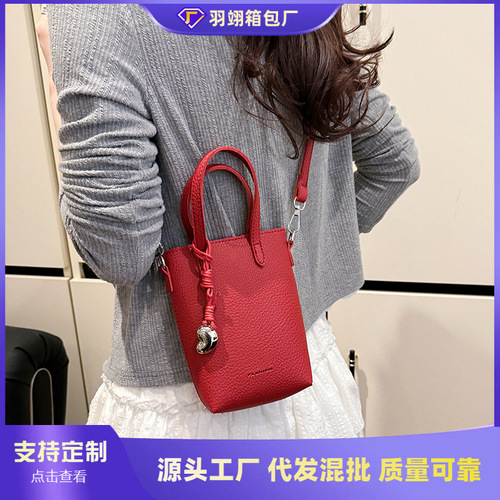 Outsourcing Summer Trendy Niche Handbags for Women 2025 New Fashionable and Versatile Crossbody Bags Exquisite Handheld Bags Mobile Phone Bags