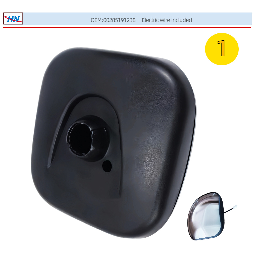 Espejo triangular bajo espejo delantero pequeño cuadrado 3341 4141 2644 2641 Accesorios para Mercedes-Benz Camión Actros