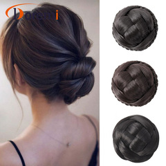 Ancient-style hairpin coiffure performance, for a Xinhuo bride, faux hairpin coiffure on the back of the head, hairpin hair package, high-temperature silk pin curl