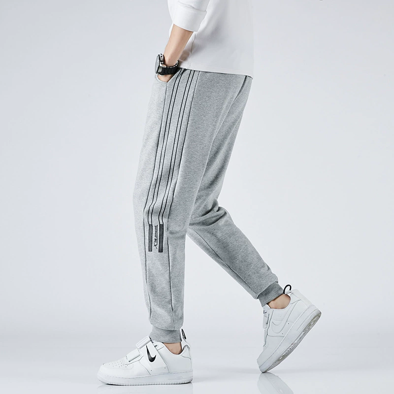Мужские демисезонные спортивные брюки, корейский стиль, для бега, осень