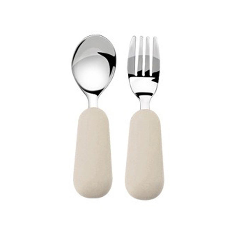 오프화이트(스테인리스 실리콘 스푼과 포크)