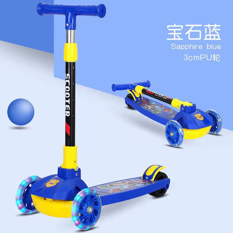 Scooter para niños, niños y niñas, scooter tres en uno, bebé, deslizamiento, automóvil de juguete para niños, venta al por mayor, transfronterizo