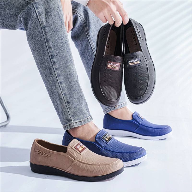 Новые резиновые сапоги 2025 года для молодых мужчин, водонепроницаемые, нескользящие, износостойкие, для работы на кухне, для рыбалки, защитные, для поваров