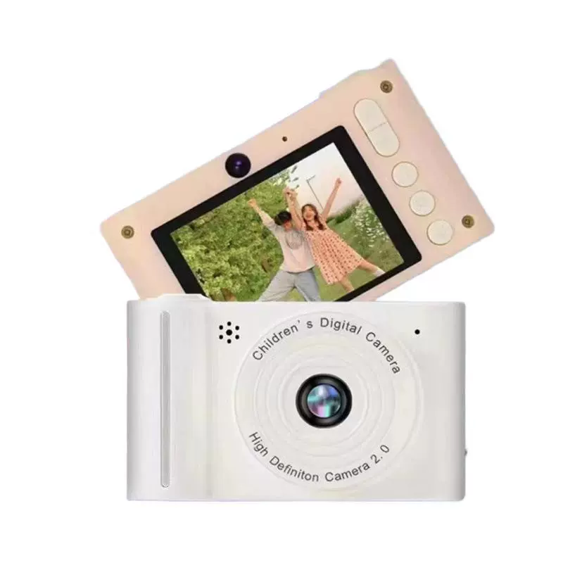 Retro digital camera, cards for students