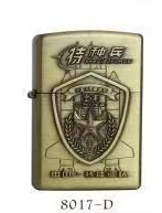 新品レトロ金属ライターレリーフ柄関公等柄防風灯油ライター高品質|undefined