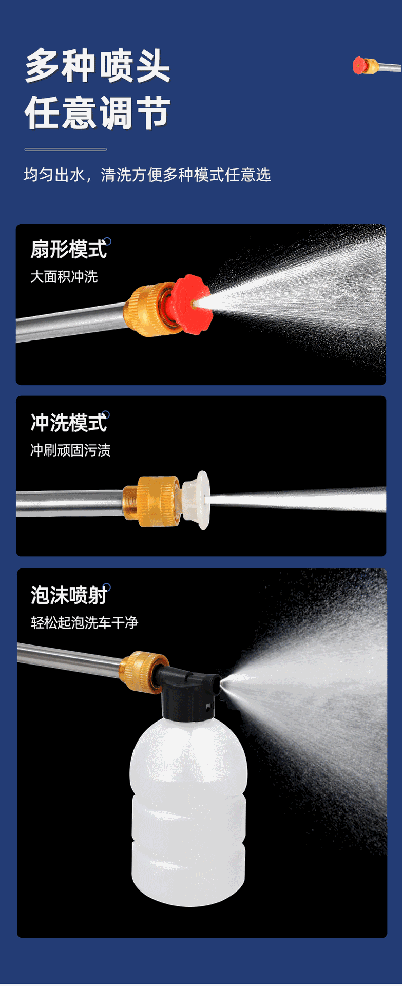 Wireless car washer electric car wash high pressure water gun flushing pressurized powerful water grab lithium battery car wash car wash artifact