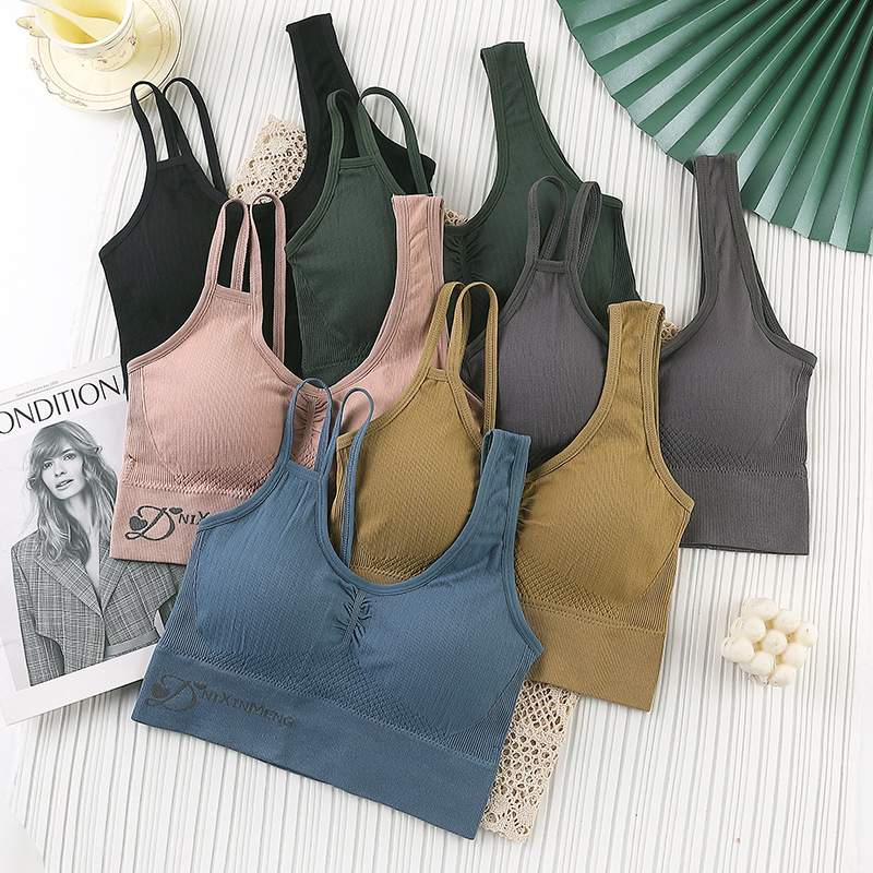 Solid supporting wireless bra
