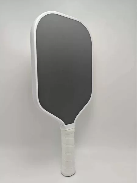 Carbon fiber pickleball rackets with heat-pressed integrated textured matte finish, manufacturer supports custom orders