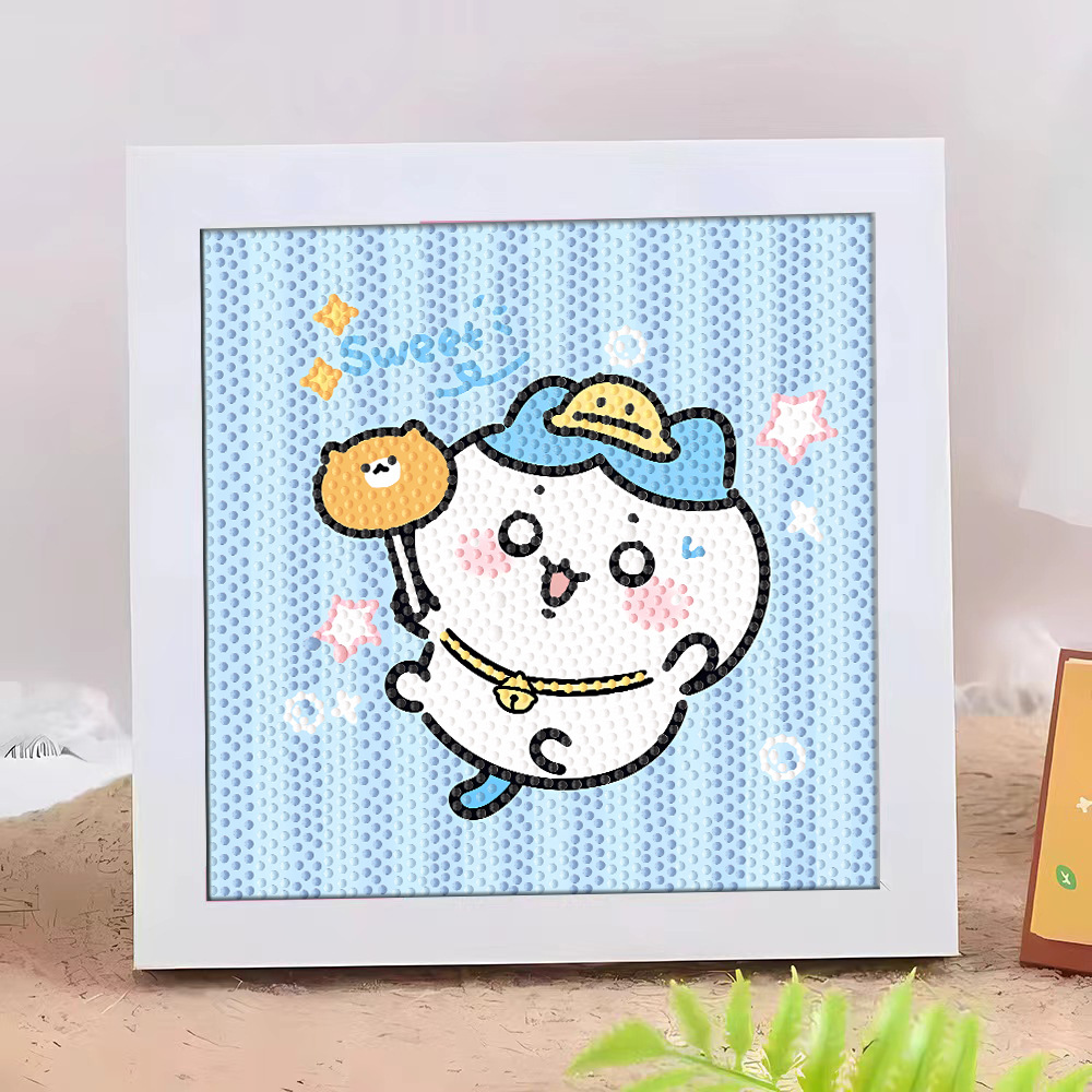 Diamante infantil DIY hecha a mano con material de marco paquete de dibujos animados Sanliou pegatinas de diamante regalo al por mayor pinturas de mampostería