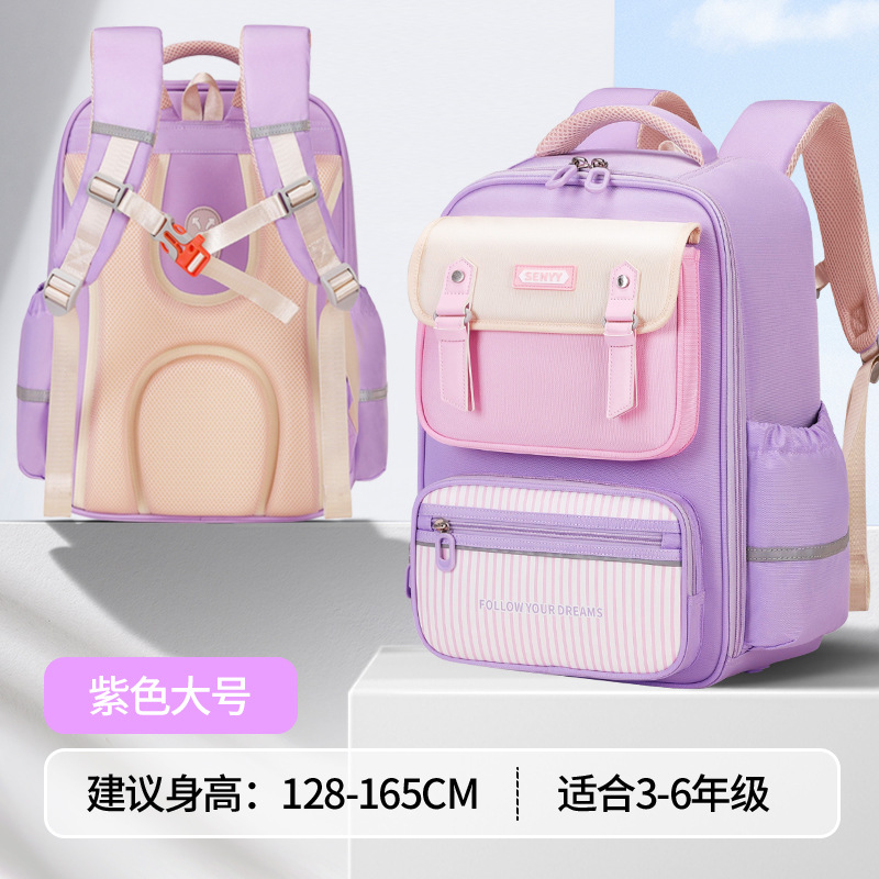 2025 nuevas mochilas escolares de alto valor para estudiantes de primaria, mochilas para niños y niñas, mochilas para niños, anti-salpicaduras, gran capacidad