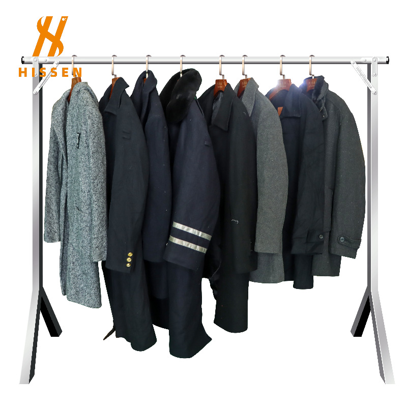 外贸二手衣服整柜批发旧衣男士短款毛呢外套used clothes woolen