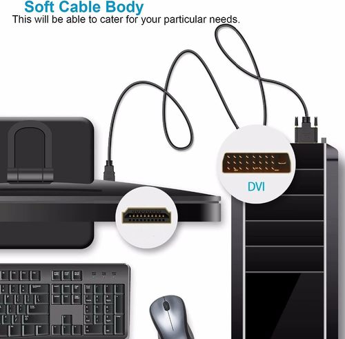 HDTV to DVI Cable HDTV DVI-D 24+1 Pin Adapter 1080p DVI D Male to HDTV Male