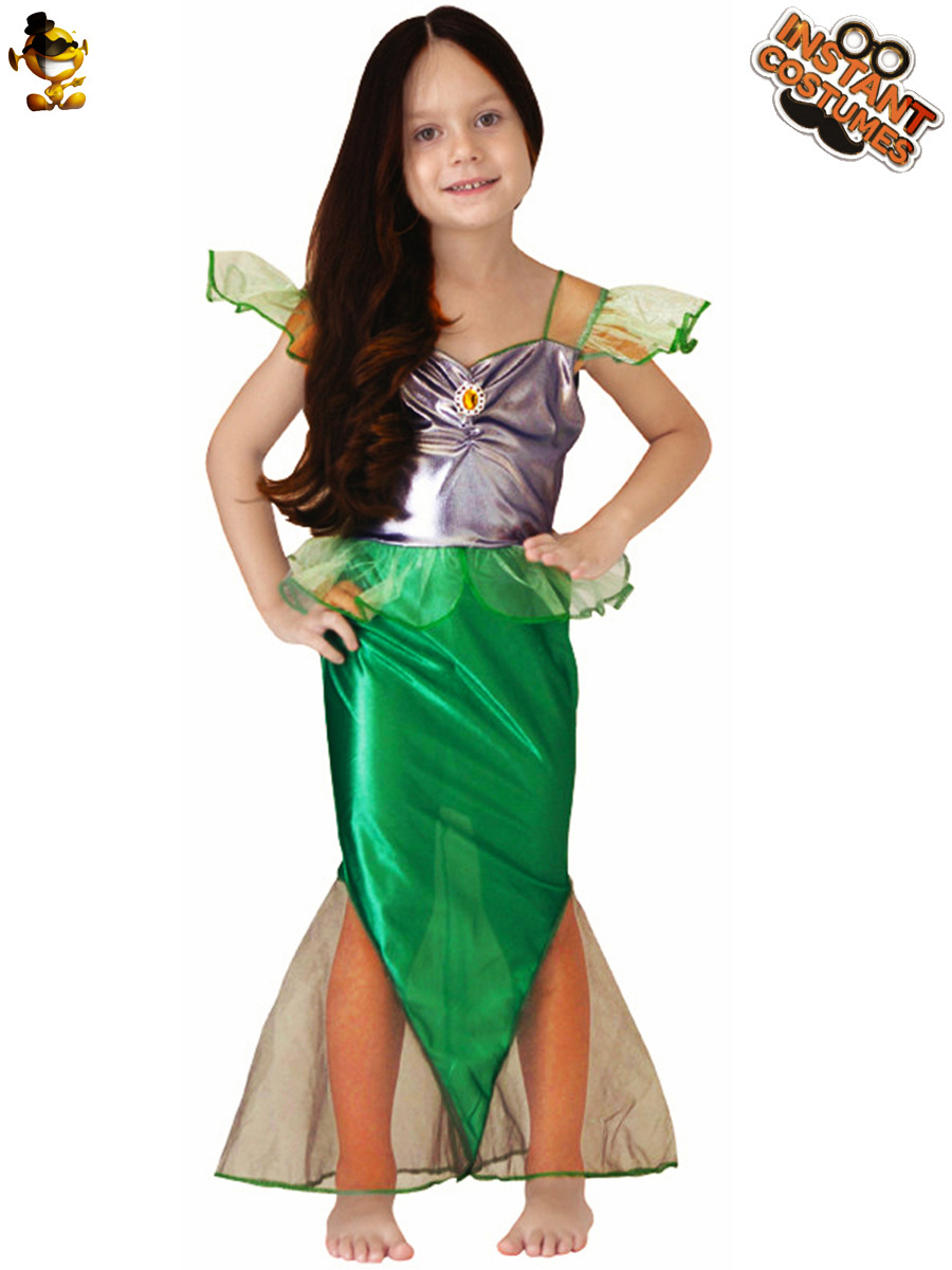 Halloween Cosplay traje mascarada etapa rendimiento traje ropa de fiesta pequeña sirena traje
