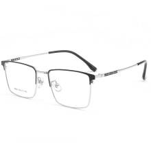 超轻钛合金近视眼镜男余文楽新款防蓝光眼镜丹阳平光眼镜架批发