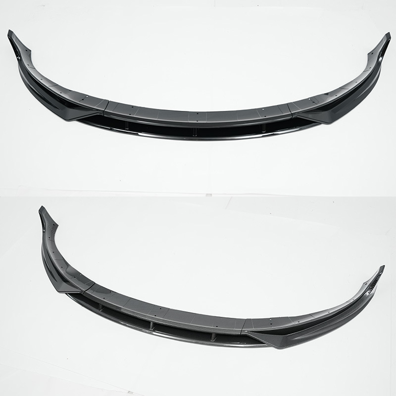 Suitable for the New Version of Tesla Model 3 Modified Surround Protective Parts, Anti-Scratch Side Skirts, Bright Black/Carbon Pattern