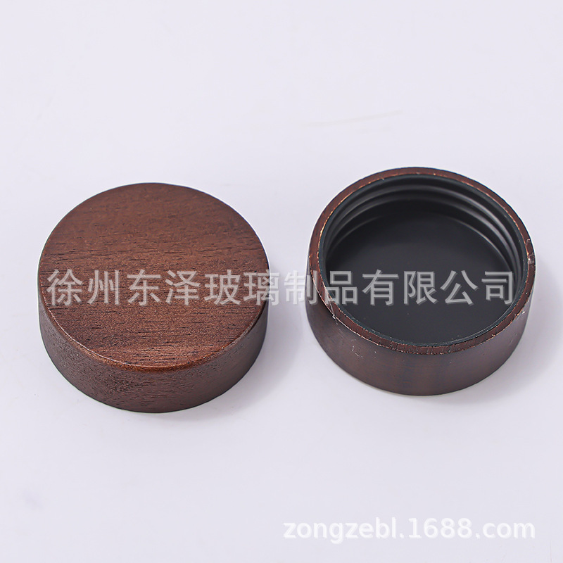 相思木盖47mm玻璃瓶高硼硅分装瓶文玩手串展示瓶高透线香包装瓶|undefined