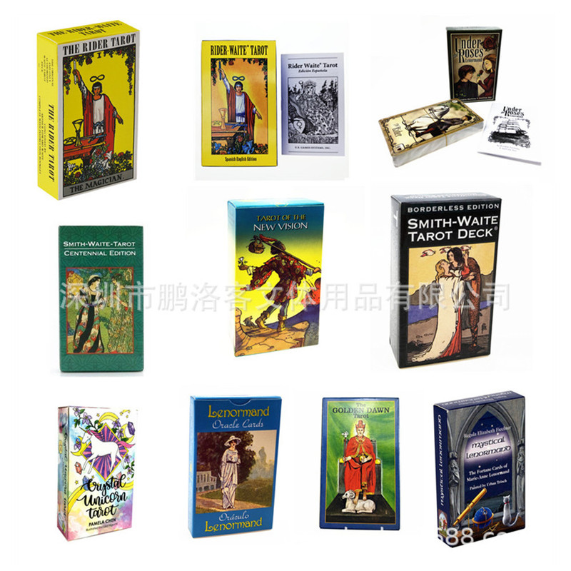 Oracle Tarot Waite Tarot English board game Oracle cards with paper instructions