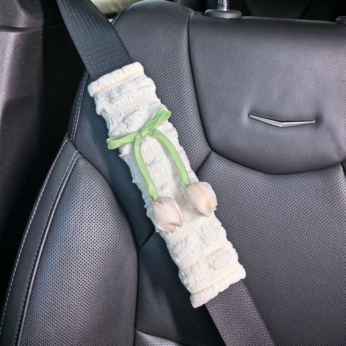 Car Interior Seatbelt Puff Shoulder Protector Cover