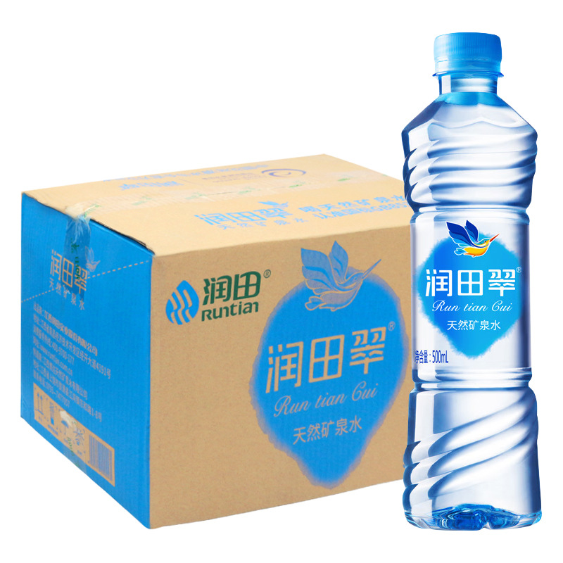 น้ำแร่ธรรมชาติ Runtian Cui 500มล. * 24ขวด/กล่อง