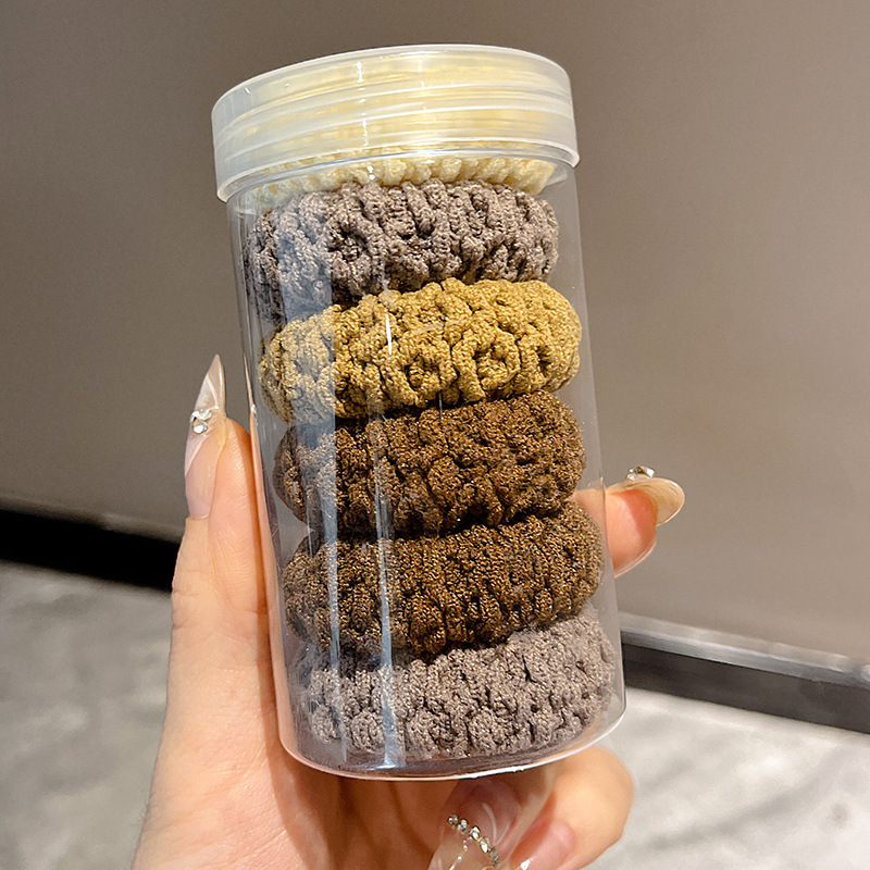 Cuerdas de cabello de cola de caballo gruesas y gruesas de alta elástica 2024 nuevo toque de cabello de banda de correa de alta gama para mujeres