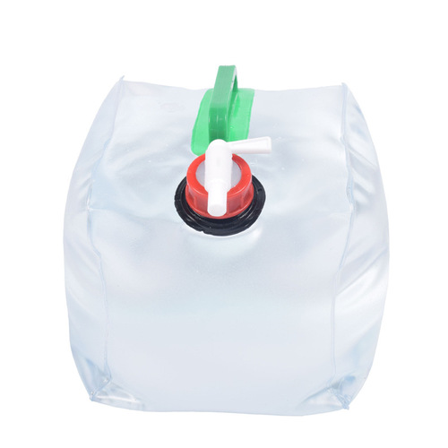 20L vehicle-mounted folding water bag PVC square outdoor emergency disaster relief survival drinking kettle picnic water portable bucket
